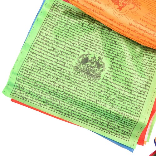 Religious Flag Tibetan Buddhist Prayer Flag Tibet Lung Ta Banner Scriptures -cg - Picture 6 of 12