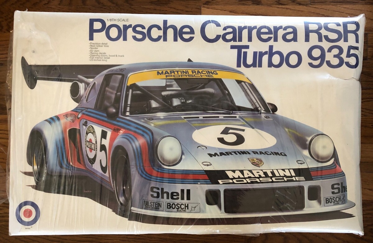 Vintage Entex Porsche RSR Turbo 935 Martini 1/8 scale #9040