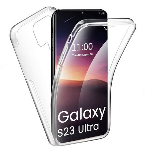 360 Clear Case For Samsung S25 S24 S23 S22 Ultra S21 FE A16 Silicone Full Cover - Picture 11 of 11