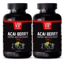 Antioxidant formula - PURE ACAI BERRY 1200MG - weight loss diets - 2 Bottles