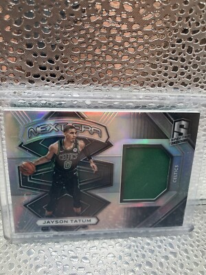 Jayson Tatum Rookie RC 2017-18 Spectra Next Era Silver Holo Jersey Patch /199 SP