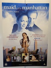 Maid In Manhattan. Jennifer Lopez. Original UK Video Shop Poster.