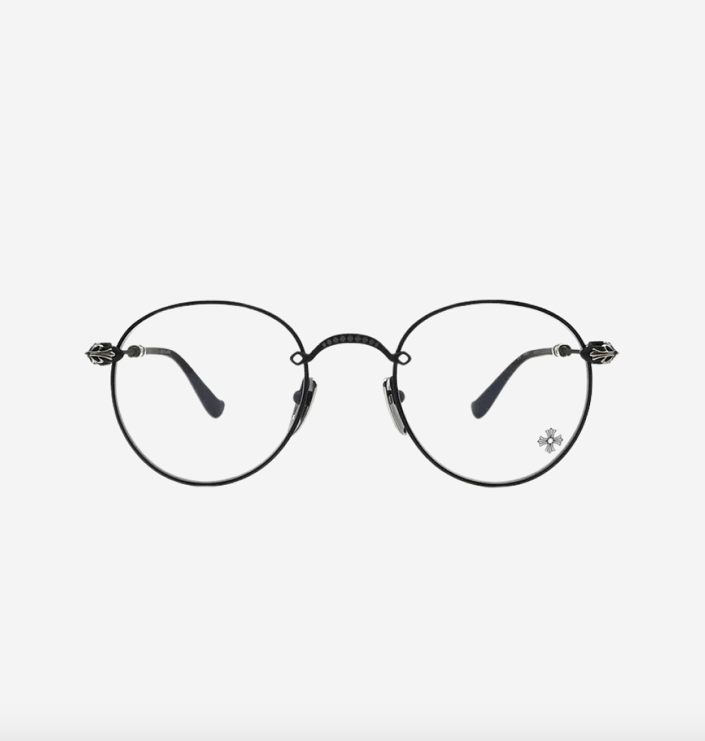 Chrome Hearts Bubba-A Matte Black Plastic Eye Glasses Frame [New