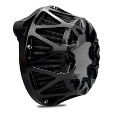 Black Cross Air Cleaner Filter For Harley Softail Slim Dyna FXDB Fat FXDF 00-15