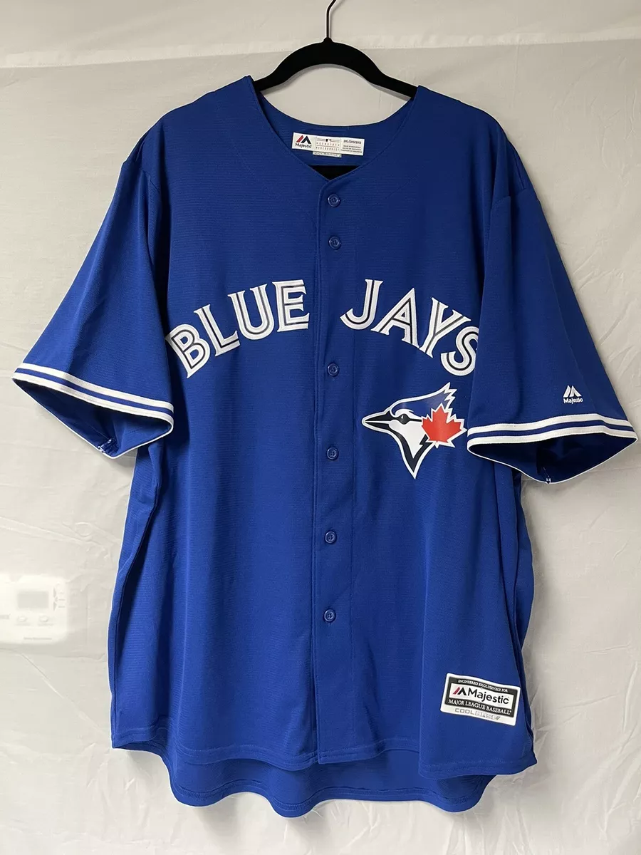 Toronto Blue Jays MLB Majestic Jersey Blue Men's Size 2XL