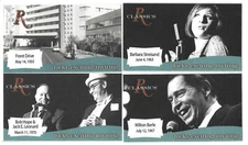 4 Business Cards Riviera Las Vegas Hotel Casino Vintage img Streisand Berle Hope