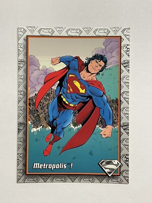 Skybox 1993 The Return of Superman Card #96 Metropolis