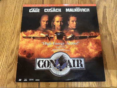 CON AIR LASERDISC - WIDESCREEN THX - CAGE, CUSACK & MALKOVICH