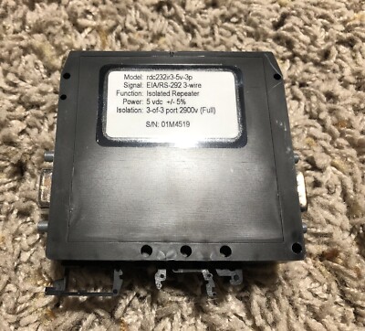 RDC Robust Data Comm RDC232IR3-5V-3P Isolated Repeater RS-232, 5VDC 3-Wire
