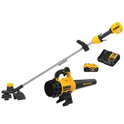 20V MAX Cordless Battery Powered String Trimmer & Blower Combo Kit
