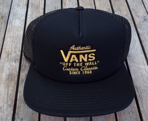 vans snapback hombre negro