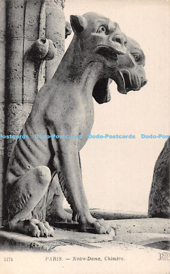 R421076 1174 Paris Notre Dame Chimere ND Phot Anciens Etab Neurdein
