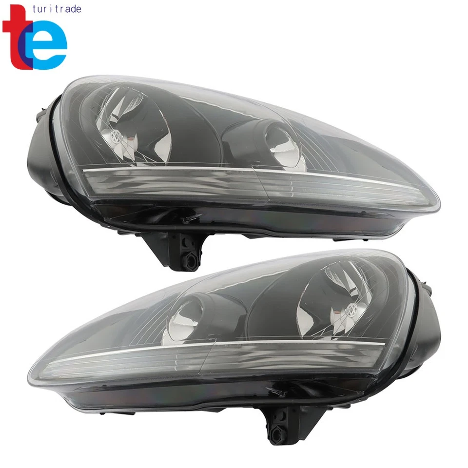 Headlight For Volkswagen Rabbit 2006-09&Jetta 05-10 Halogen Lamps Right&Left - Image 2 of 4