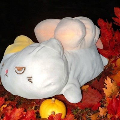 MINISO Sassy Cat Shrimp Sushi Plush Stuffed Animal Doll Angry Cat