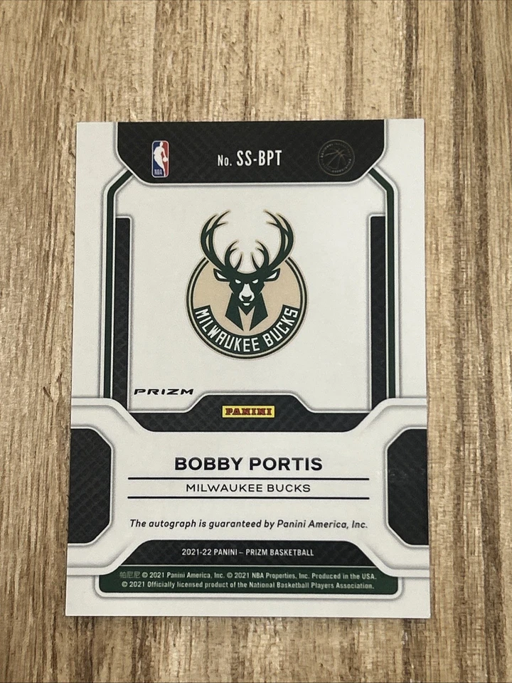 2021-22 Panini Prizm Bobby Portis Sensational Signatures Red Choice Auto #SS-BPT - Image 2 of 2