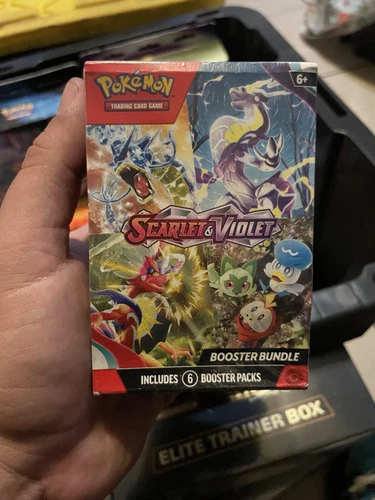 Pokemon TCG Scarlet and Violet Booster Bundle ( 1 ) 6 packs - Picture 1 of 2