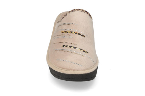 SCHUHE HAUSSCHUHE SLIPPER DAMEN VALLEVERDE 58251 BEIGE ORIGINAL AI 2026 - Bild 2 von 6