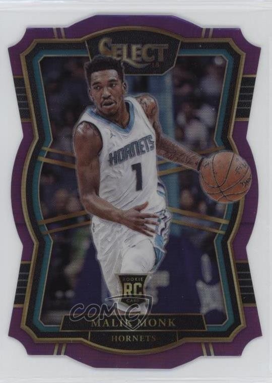 2017 Select Premier Level Purple Die-Cut Prizm 50/99 Malik Monk Rookie RC 12ri