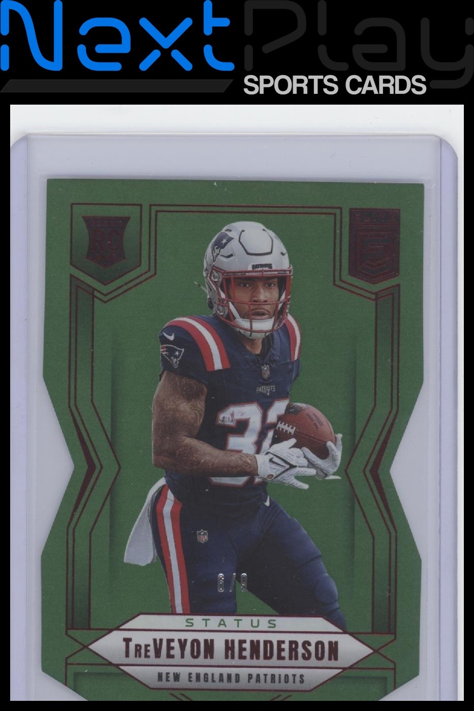 2025 Donruss Elite #152 – TreVeyon Henderson Status Die-Cut | #/9