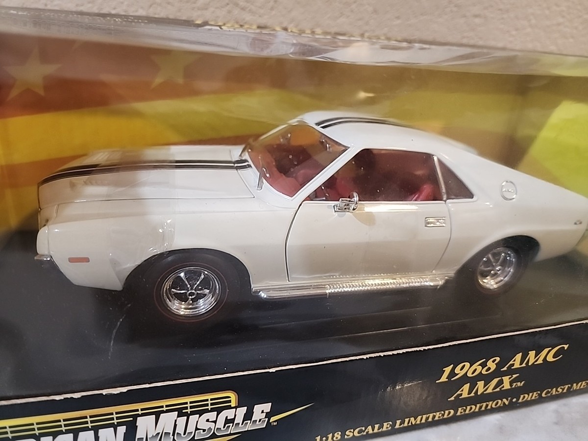 レア アーテル アメリカンモーターズAMX 1968/69 1/18 American Muscle 1968 AMC AMX 1 18 Model Car for sale online