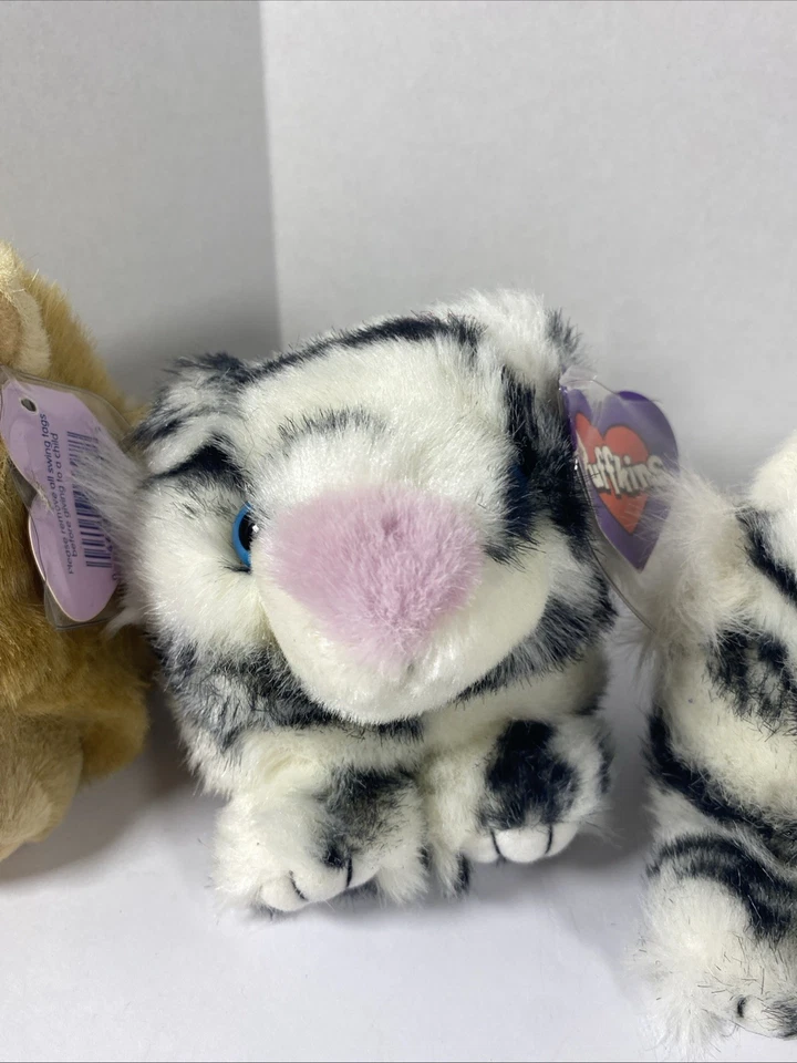 Puffkins Lot Of 5 New Vintage Plush Cats NWT SWIBCO - Image 3 of 4