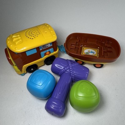 Vtech Go Go Smart Wheels Treasure Mountain Train Cargo Car Hammer Balls Pieces