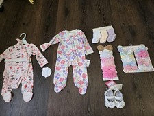 Lot of Baby Girl Onsies  Accessories 3-6 Months