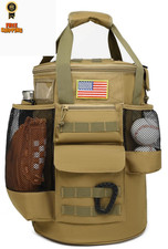 XINTREY Baseball Bucket Bag 6 Gallon Tactical Coaches Large, Brown XINTREY Baseball Bucket Bag 6 Gallon Tactical Coaches Large, Brown - Image 1
