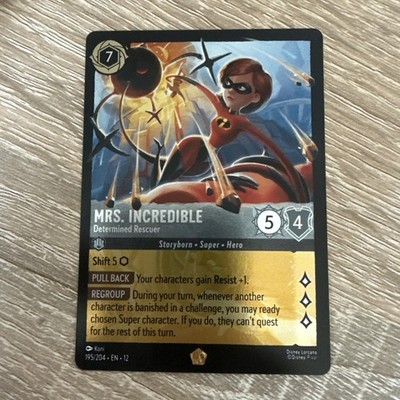 Mrs Incredible - 195/204 - Wilds Unknown - Foil - Legendary - Mint - Lorcana