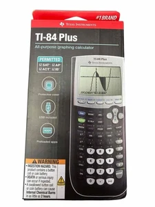 NEW Instruments du Texas TI-84 Plus Calculatrice de graphique tout usage noir
