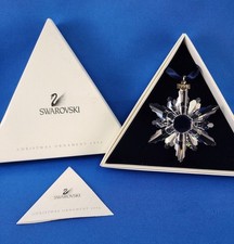 1998 Authentic Austrian Swarovski Christmas Annual 3  Star-Snowflake Ornament!