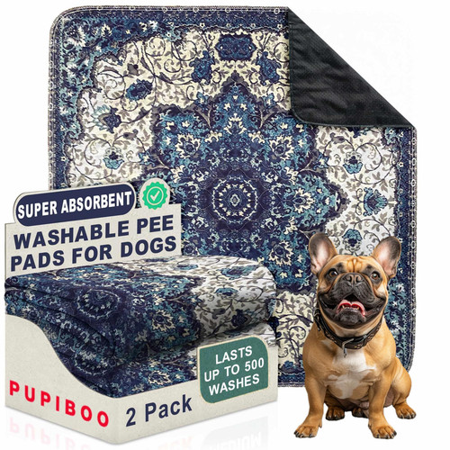 Washable Pee Pads for Dogs - Super Absorbent Reusable Puppy Training Pads - 1...