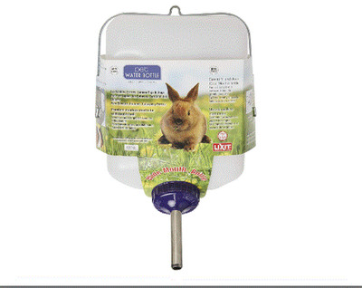 LIXIT WIDEMOUTH CAGE WATER BOTTLE FOR RABBITS, FERRETS, GUINEA PIGS