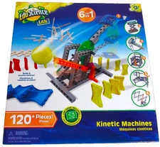 Edu-Science Lab Kinetic Machines 120+ Pieces 6/1 Age 8+(Build 6 Amazing  Machine