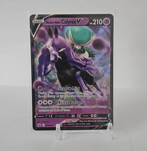 shadow rider calyrex pokemon card value - Sword & Shield - Chilling Reign - V TG30/TG30 / Secret Rare Card Type / HP / Stage Pokemon Cards: Shadow Rider Calyrex