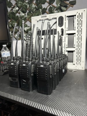 Lot of 3 UAW UA-900 UHF Walkie Talkies   TESTED & WORKING   400-480MHz