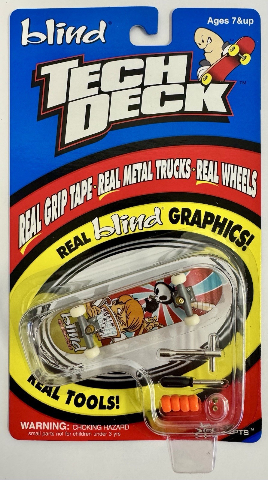 Tech Deck BLIND Series 3030 Grim Reaper "Baseball Bat" (1999