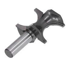 ⁺Roundover Router Bit 1/2in Shank 1 1/8in Bead Dia Half Round Edges Router Bit