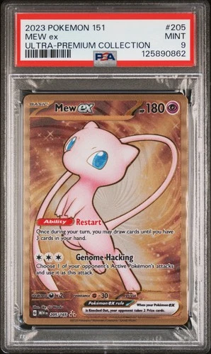 Mew Ex Pokemon 151 Ultra-Premium Collection 205 NM PSA 9