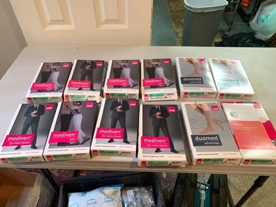 Mediven Active Compression Socks Size 20-30 Lot of 12 New Old Stock