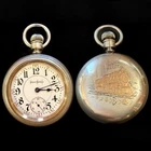 Antique 24 JEWEL Illinois Watch Co. 18s BUNN SPECIAL Railroad Pocket Watch RUNS!