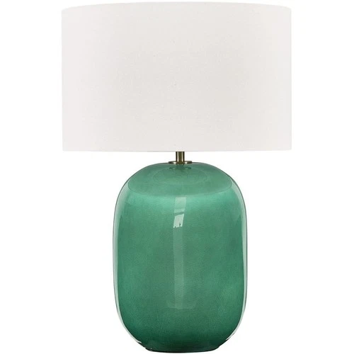 Uttermost 30660-1 Hollis Table Lamp Teal Glaze and Antique Gold - Picture 2 of 6