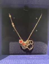 Swarovski x Disney - Minnie Mouse Pendent Necklace in Rose Gold Tone