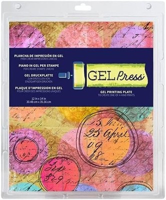 Innovative 12'' x 14'' Gel Plate - Your Gateway to Unique Printmaking Creations