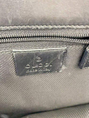 GUCCI Tote Bag GG Canvas Canvas BLK - Picture 5 of 7
