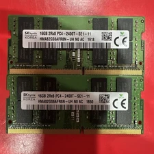 SK Hynix 16GB - Lot Of 2  (32gb) - 2400T 2Rx8  PC4 Laptop