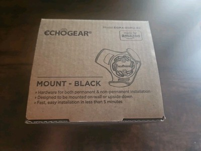 Black Echo Dot Mount (4th Gen) ~ EGMA-EDM2-B2 ~ Brand New Echogear
