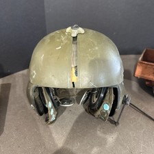 Vintage EE. UU.  Casco de piloto de jet de combate