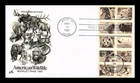US COVER AMERICAN WILDLIFE BOOKLET PANE FIRST DAY ISSUE SCOTT 1889A
