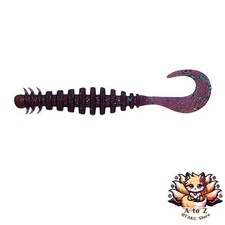 NEW Ecogear Ursaring Power Ocean Worm 3.6 inches 94mm Alluring Purple Camo #414